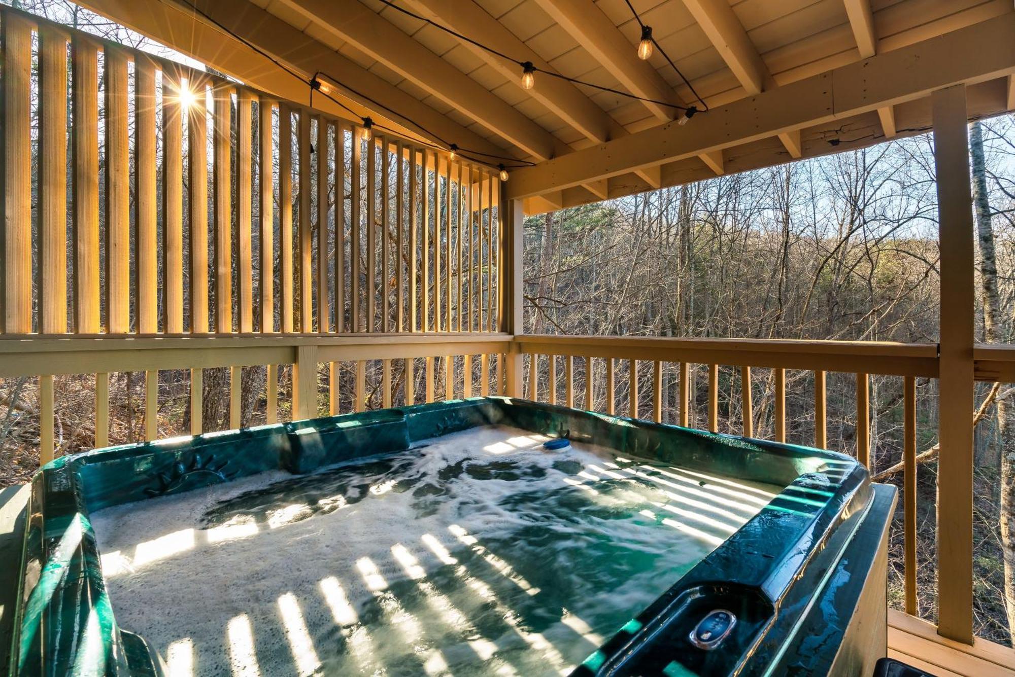 Cabin With Spectacular View With Hot Tub In The Smoky Mtns Sevierville Exteriör bild